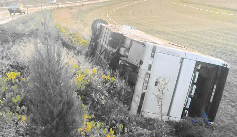 Ankara'da işçi servisi devrildi: 19 yaralı - Resim : 1