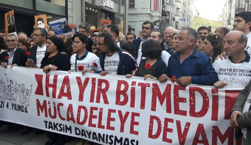 Gezi'nin yıldönümü Taksim'de eylemle anıldı - Resim : 1