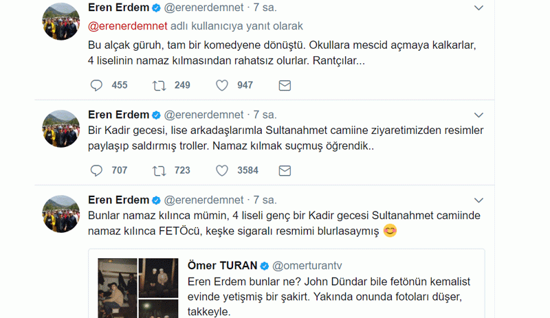 CHP'li Erdem'e abdest fotosu üzerinden kumpas - Resim : 2