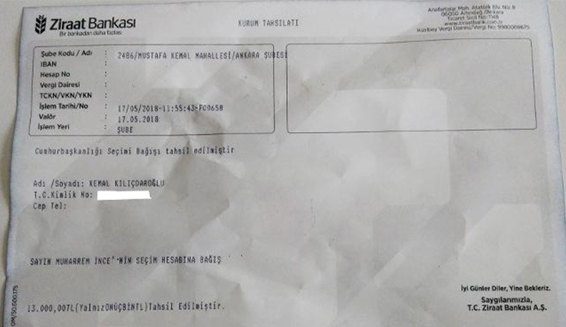 Kılıçdaroğlu'ndan İnce'ye seçim bağışı - Resim : 1