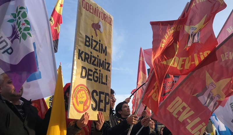 KESK'ten 'krizin faturasını ödemeyeceğiz' mitingi - Resim : 1