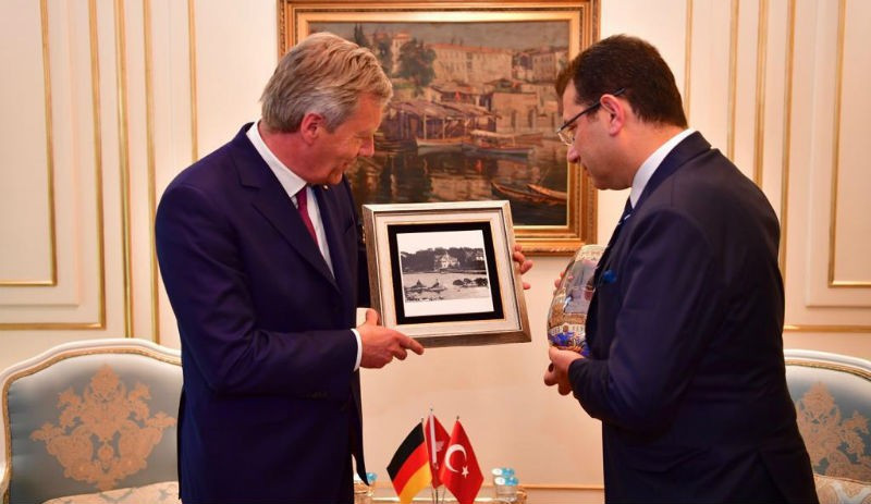 Eski Almanya Cumhurbaşkanı Wulff, Gül ve İmamoğlu'nu ziyaret etti - Resim : 1