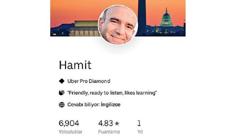 Akşam Washington temsilcisi Uber çağırdı, şoför Zaman'ın eski yayın yönetmeni çıktı - Resim : 1