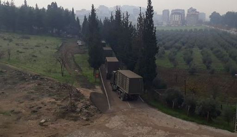 Askeri birlikler sınıra sevk edildi - Resim : 1