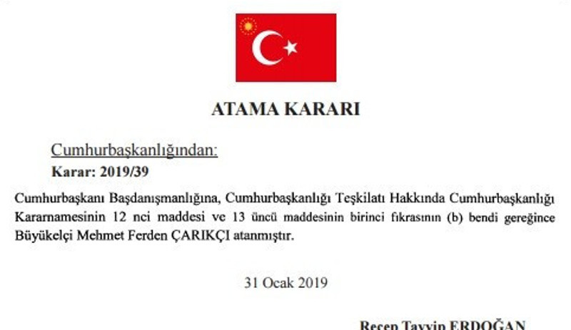 Erdoğan kendine bir danışman daha atadı - Resim : 1
