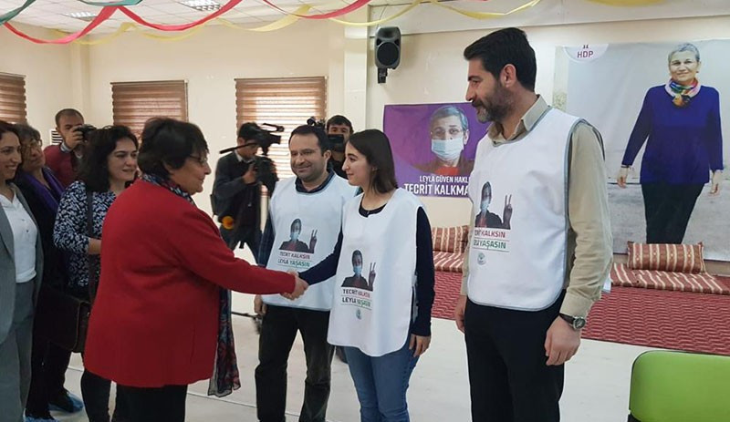 Leyla Halid'den Leyla Güven ziyareti: Bizimle olduğunda daha güçlüyüz - Resim : 1