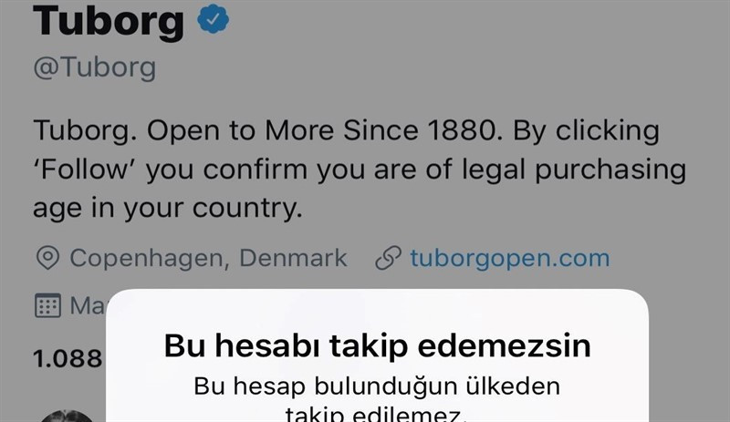 Türkiye'de alkollü içeceklerin Twitter hesaplarını takip etmek engellendi - Resim : 1