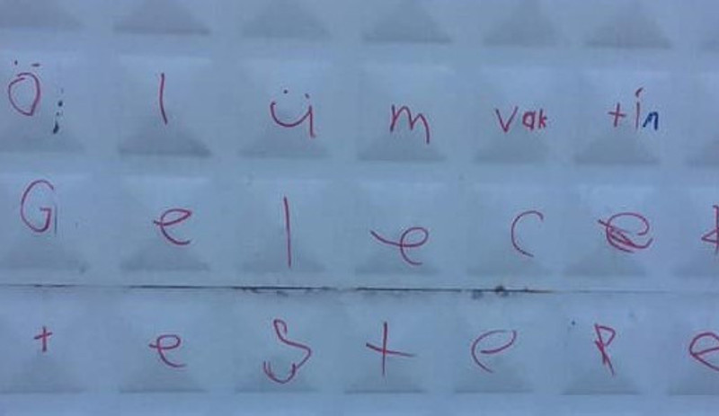PSAKD Şube Başkanının evinin duvarına ölüm tehdidi: 'Ecelin geldi' - Resim : 2