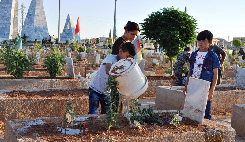 Kobani’de hüznün ve sevincin bayramı - Resim: 3