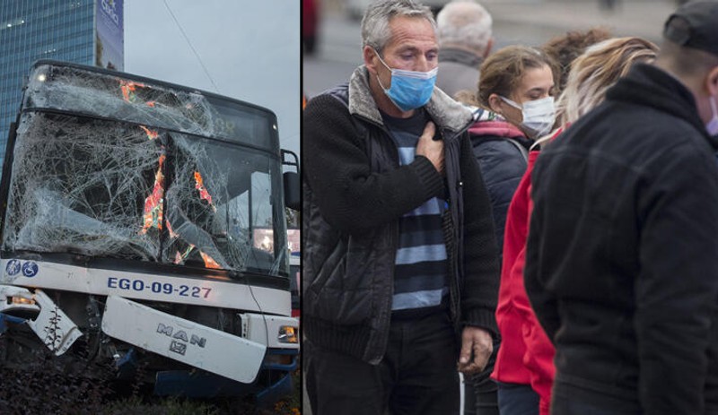 Ankara'da halk otobüsü ile belediye otobüsü çarpıştı: 17 yaralı - Resim : 4