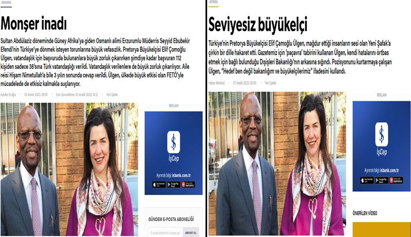 Büyükelçi Çamoğlu, vatandaşlık vermediği için mi merkeze çekildi? - Resim : 1