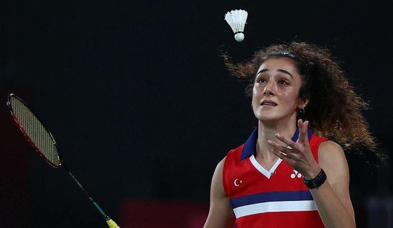 Badmintonda olimpiyatlara katılan ilk Türk sporcu olan Neslihan Yiğit Tokyo'da 2. turda - Resim : 1