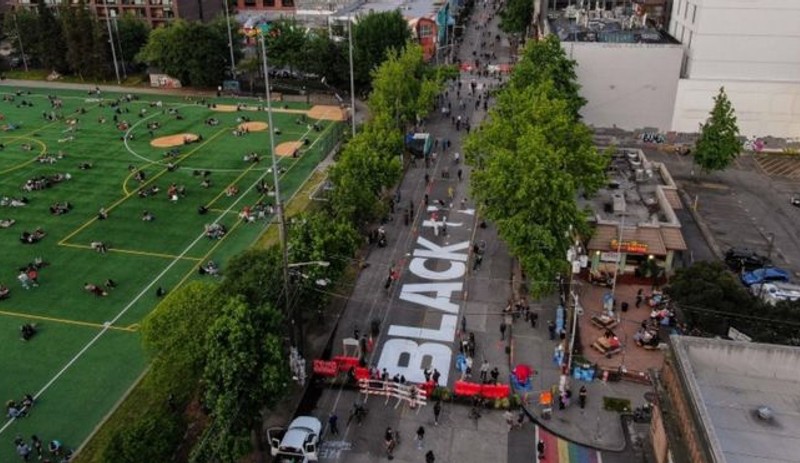 ABD'de protestocuların 'özerklik' ilan ettiği bölgenin belediye başkanı: Dağıtacağız - Resim : 1