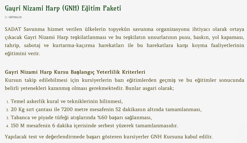 Erdoğan’ın eski danışmanının şirketinde ’suikast tekniği’ ve 'gayri nizami harp' dersleri veriliyor - Resim : 1