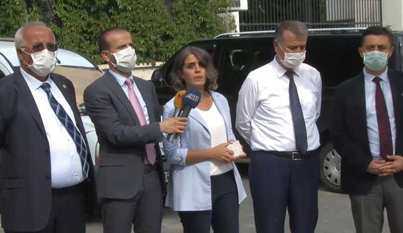 Ulucanlar Cezaevi'nde açıklama yapmak isteyen HDP'lilere polis müdahale etti - Resim : 1