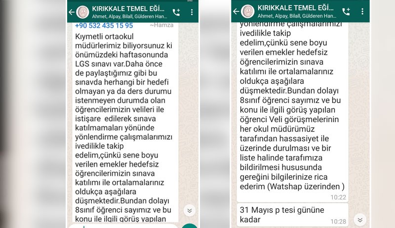 Okul müdürlerine ilginç uyarı: Hedefi olmayan öğrenci sınava girmesin, ortalamanız düşüyor - Resim : 1