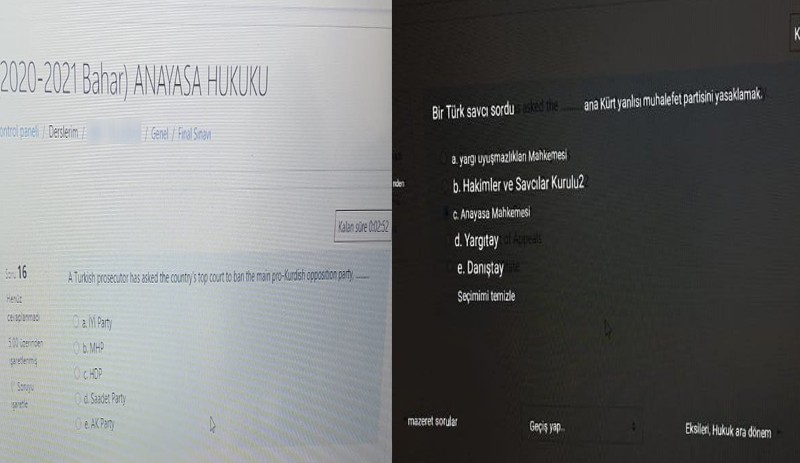 Üniversite sınavında HDP sorusu - Resim : 1