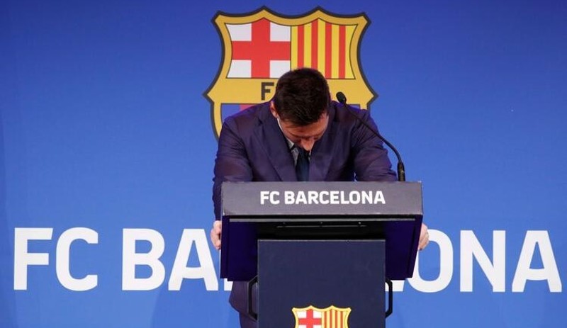 Messi, Barcelona’ya gözyaşları içinde veda etti - Resim : 1