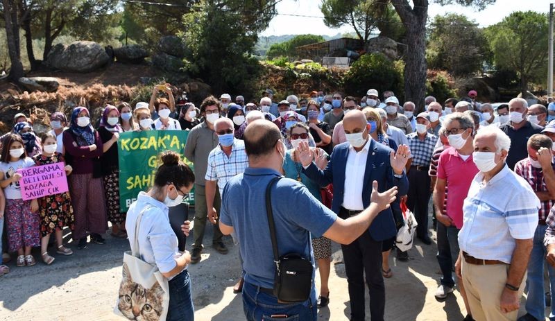 Bergama'da granit ocağına tepki: Halk ÇED toplantısını yaptırmadı - Resim : 1