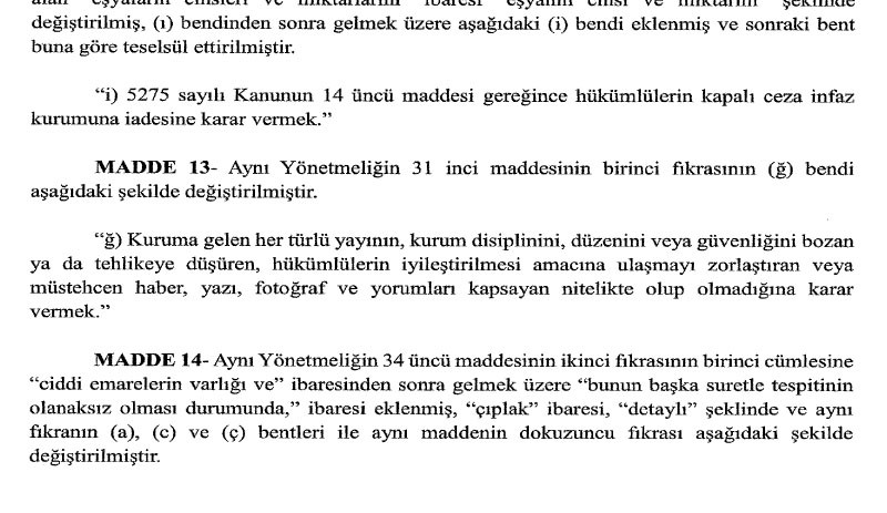 Resmi Gazete'de yayımlandı: 'Çıplak arama' yerine, 'detaylı arama' - Resim : 1
