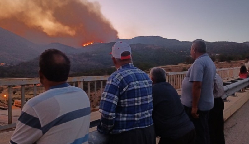 Mersin'deki orman yangınına müdahale sürüyor - Resim : 1