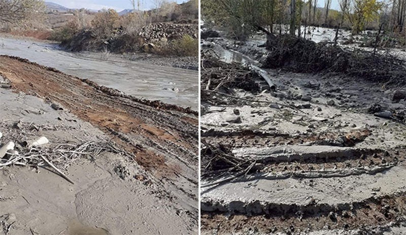 Giresun'da çöken barajdan 4 bin 500 ton kimyasal atık yayılmış - Resim : 1