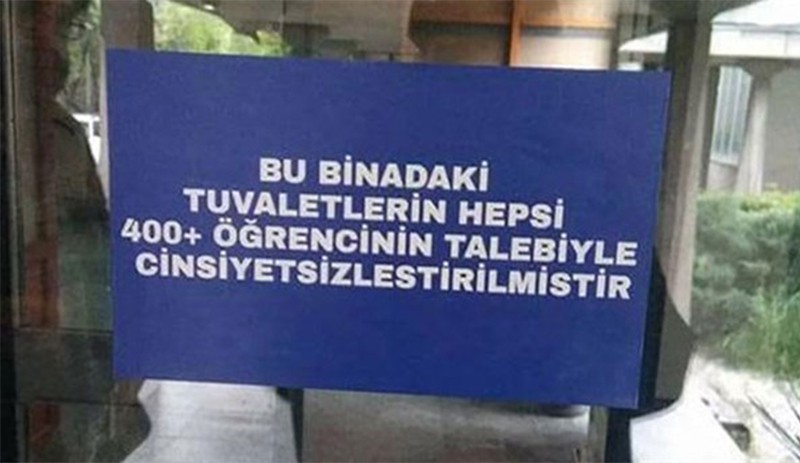 ODTÜ'de tuvaletler cinsiyetsizleştirildi - Resim : 1