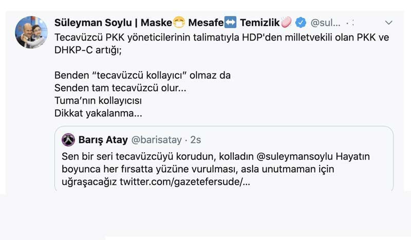 Süleyman Soylu'dan Barış Atay'a hakaret - Resim : 2