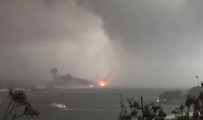 İstanbul'da dolu, sel ve yangın - Resim: 18