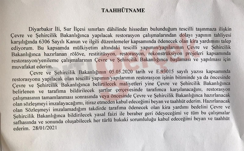 Bakanlık restorasyon ücretlerini Sur mağdurlarına yüklemek istiyor - Resim : 1