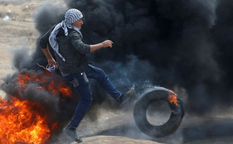 Gazze'deki protestolar katliama dönüştü - Resim: 11