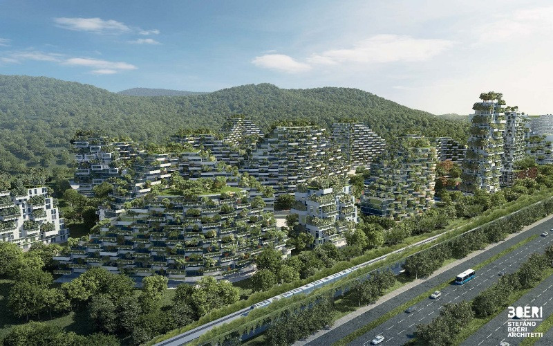 İlk orman kentinin Çin'de ve 2020'de inşa edilmesi planlanıyor - Resim: 5