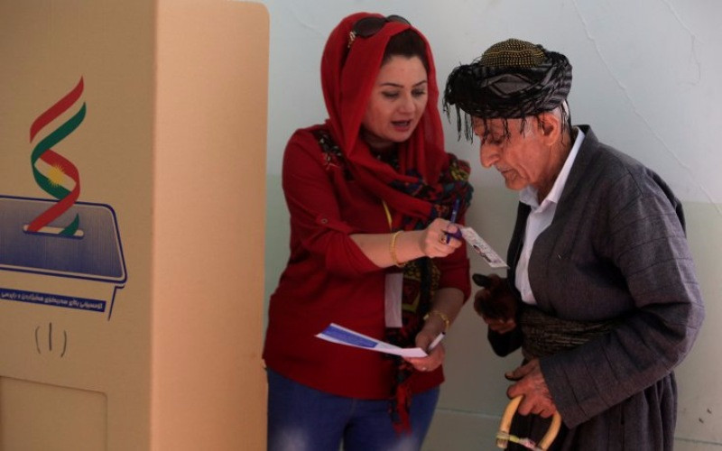 Irak Kürdistanı sandık başında - Resim: 4