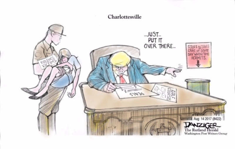 Karikatüristler Trump'ı böyle resmetti - Resim: 9
