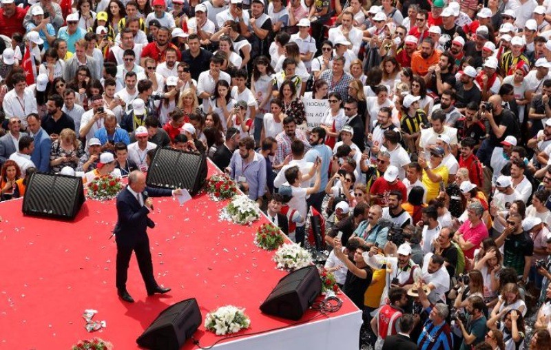 Fotoğraflarla Muharrem İnce'nin Maltepe mitingi - Resim: 27