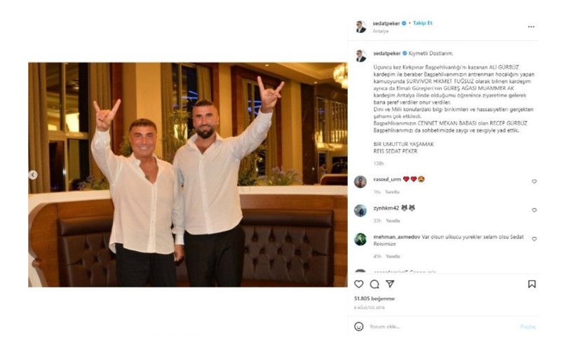 Survivor yarışmacısının Peker bağlantısı ortaya çıktı - Resim : 1