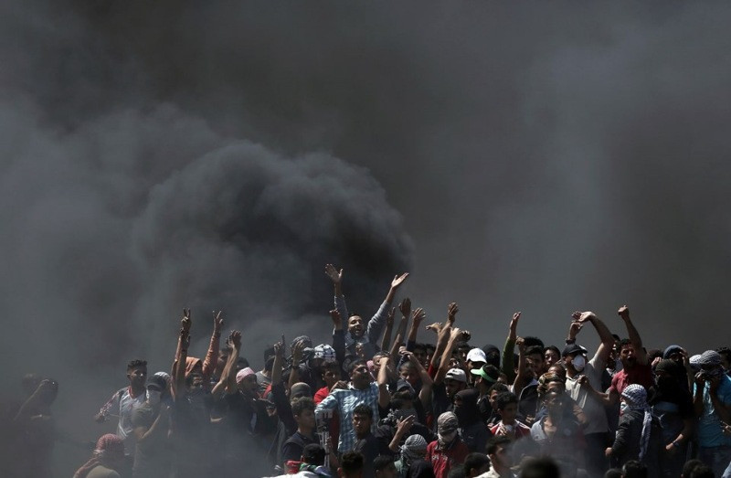 Gazze'deki protestolar katliama dönüştü - Resim: 1