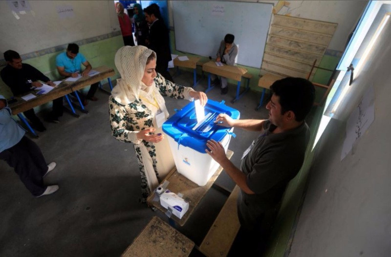 Irak Kürdistanı sandık başında - Resim: 13