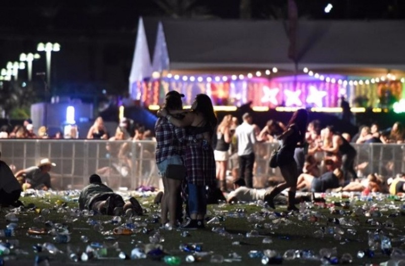 Las Vegas'taki konser saldırısından fotoğraflar - Resim: 11