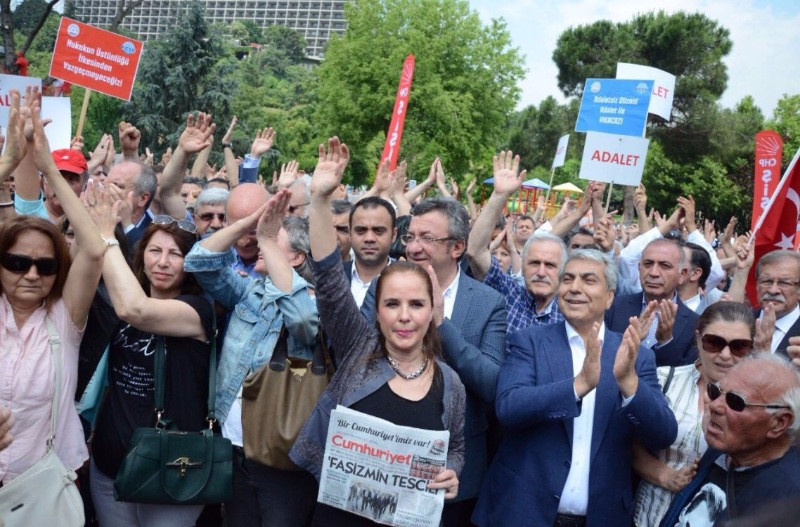 Kılıçdaroğlu'nun 'Adalet Yürüyüşü'nden kareler - Resim: 64
