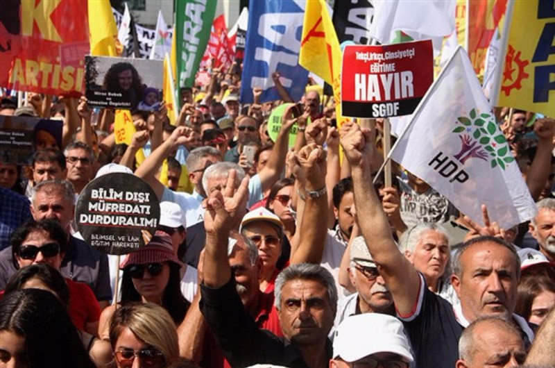 Fotoğraflarla Laik, Bilimsel ve Anadilde Eğitim Mitingi - Resim: 16