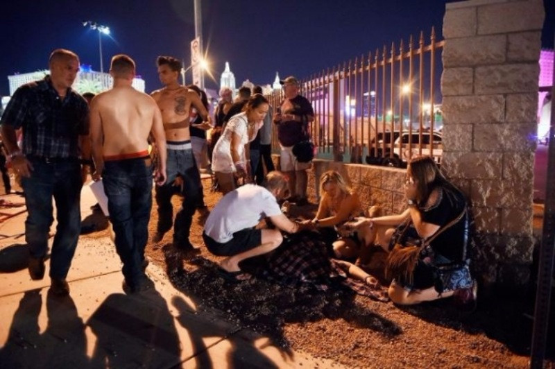 Las Vegas'taki konser saldırısından fotoğraflar - Resim: 7
