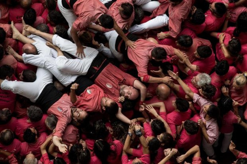 İspanya'da İnsan Kulesi Festivali düzenlendi - Resim: 2