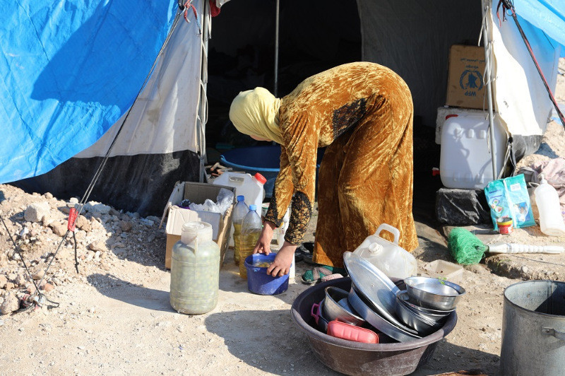 Fotoğraflarla Ayn İsa Mülteci Kampı'nda yaşam - Resim: 14