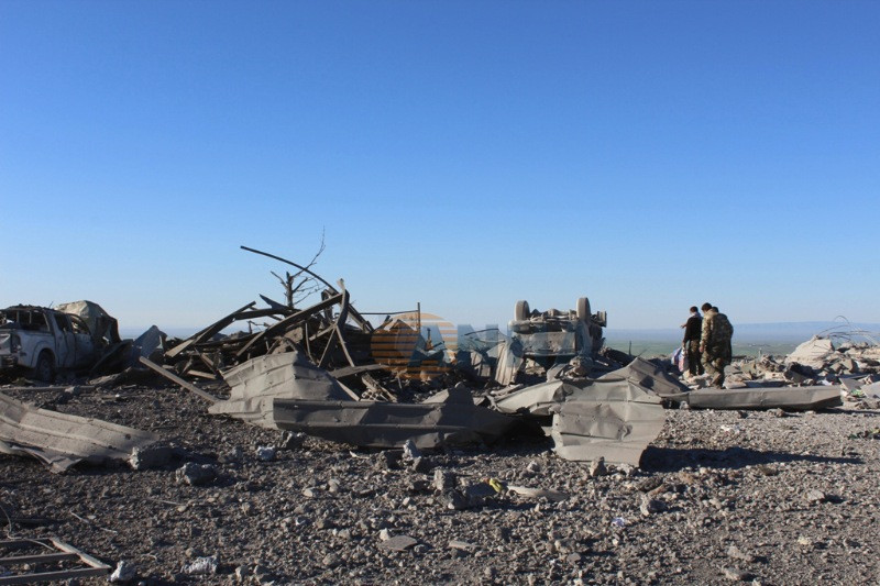 Rojava'da bombalanan bölgeden ilk kareler - Resim: 3