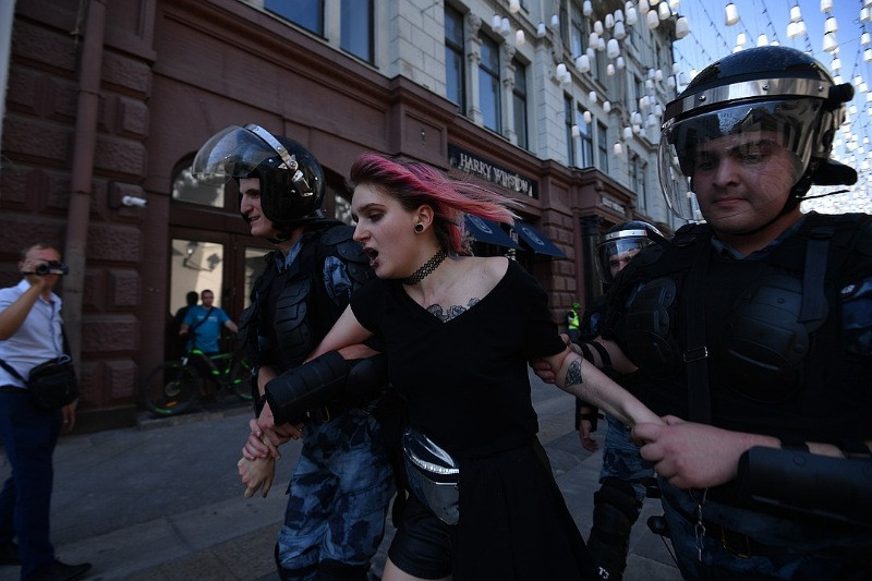 Moskova’da protesto sesleri - Resim: 17