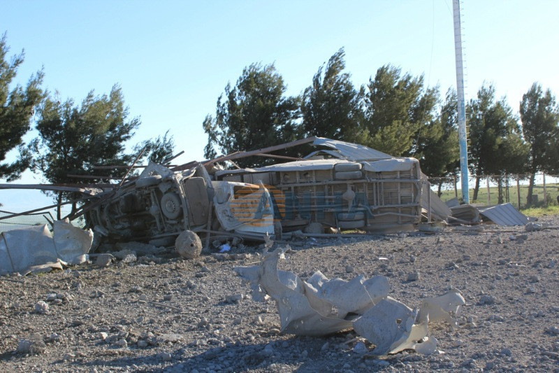 Rojava'da bombalanan bölgeden ilk kareler - Resim: 7