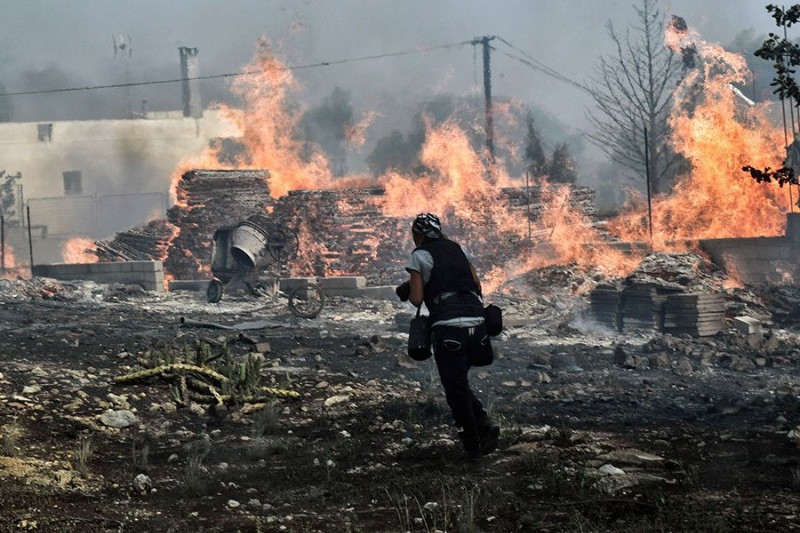 Fotoğraflarla Yunanistan yangını - Resim: 28