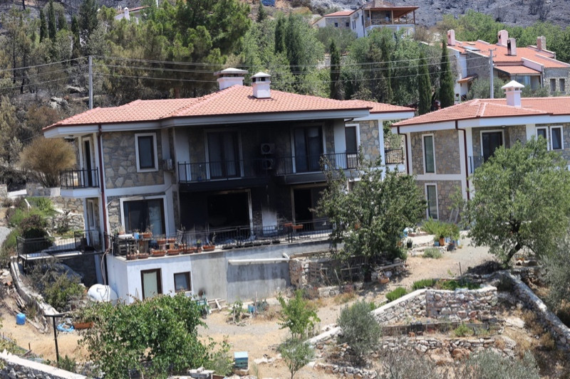 Alevler söndü ama Datça'da hasar büyük - Resim: 6
