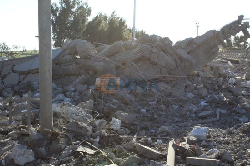 Rojava'da bombalanan bölgeden ilk kareler - Resim: 4